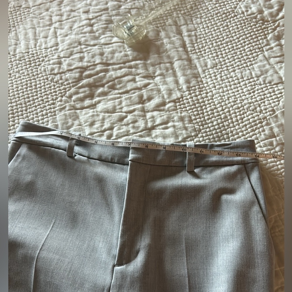 Uniqlo Smart Ankle ( 2 way )  Gray Pants light grey size S - Picture 11 of 15